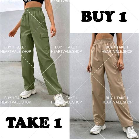 BUY 1 TAKE 1 CARGO Jogger Pants With Side Pocket For Women Pants Free