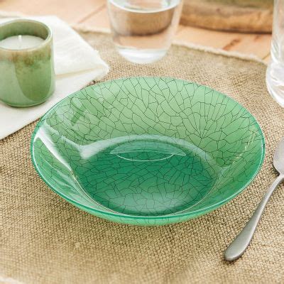 Assiette Creuse Ronde Luminarc En Verre 20cm Mindy Vert Orca