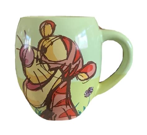 Disney Churchill Tigger Sketch Winnie The Pooh Large Tea Coffee Barrel