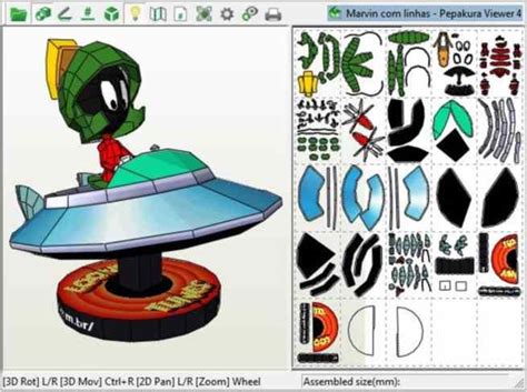 Marvin The Martian Papercraft 2 Of 2 Deviantart Art