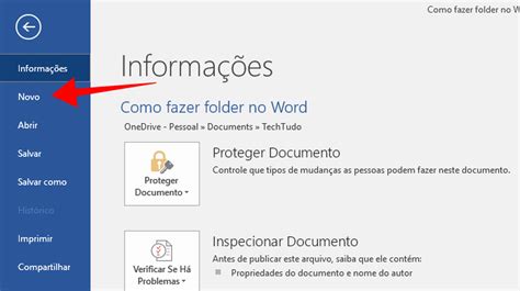 Como Fazer Folder No Word