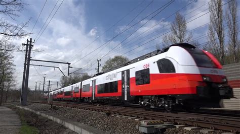 Bunter Bahnverkehr In Wien Oberlaa Am Youtube