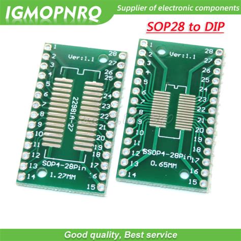 Pcs Tssop Ssop Sop To Dip Transfer Board Dip Pin Board Pitch