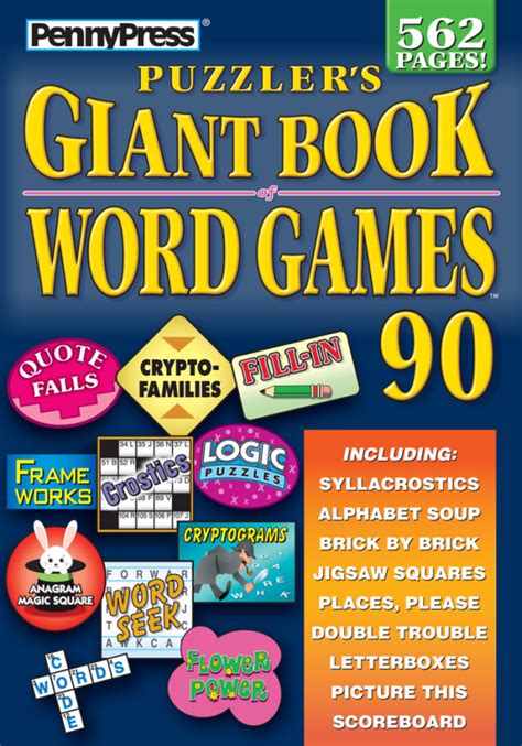 Puzzler S Giant Book Of Word Games Penny Dell Puzzles