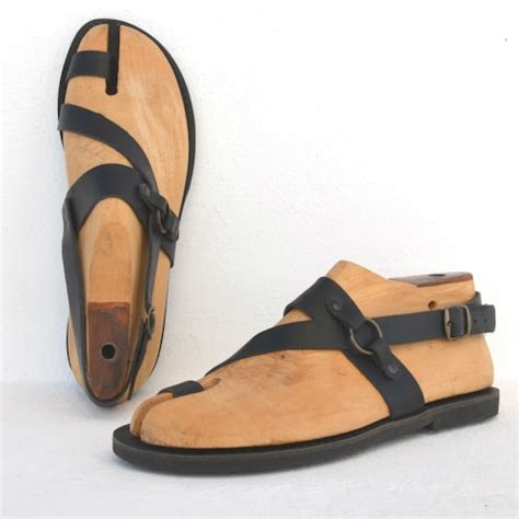 Greek Handmade Roman Leather Sandals For Men Etsy