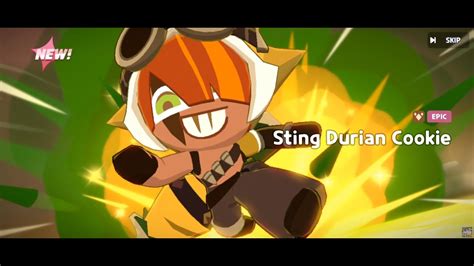 Epic Gacha Sting Durian Cookie Cookie Run Tower Of Adventures YouTube