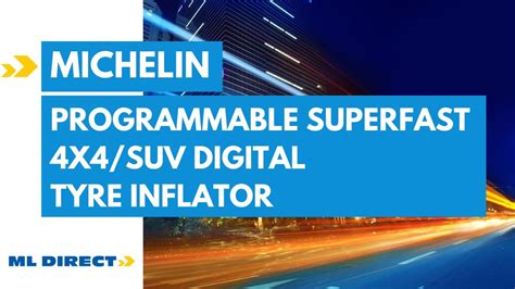 Michelin Programmable Superfast X Suv Digital Tyre Inflator