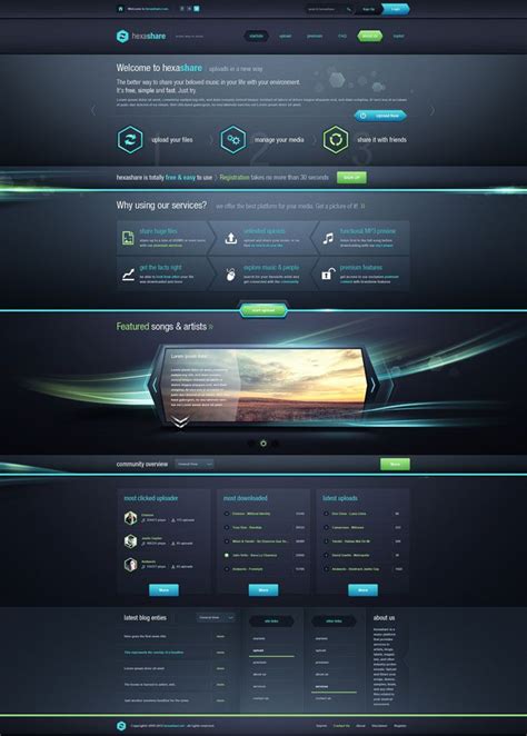 Creative And Modern Web Design Layouts For Inspiration | Modern web ...