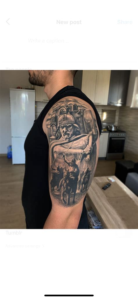 Car Dusan Silni Serbian Tattoo