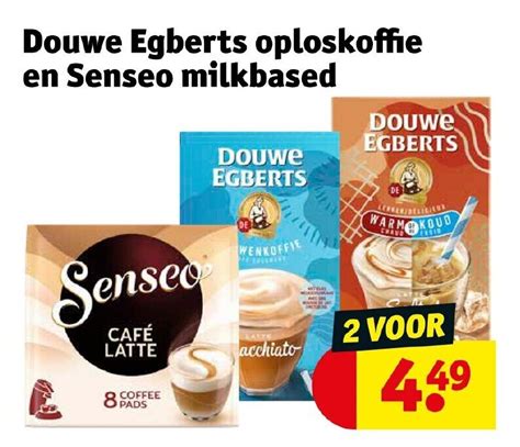 Douwe Egberts Oploskoffie En Senseo Milkbased Aanbieding Bij Kruidvat