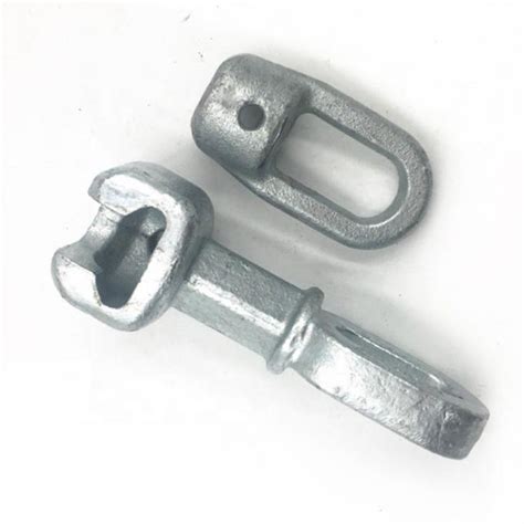 Power Transmission Line Fittings Steel Forged Hot Dip Galvanized Socket