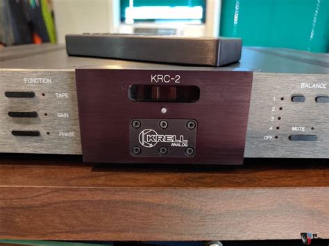 Krell Analog Krc Balanced Audiophile Preamp With Metal Remote Photo