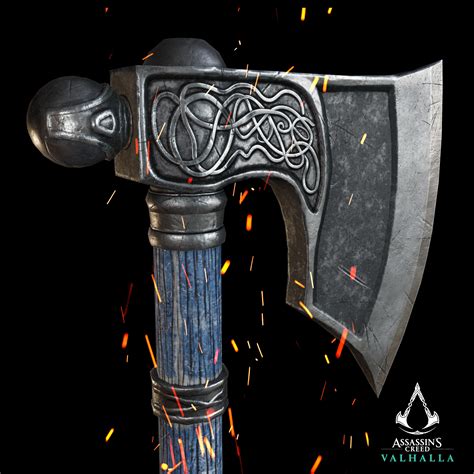 Pratik Jadhav Assassins Creed Valhalla Fan Art Axe