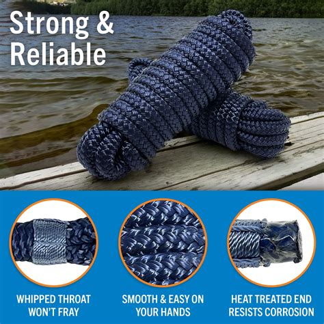 Snapklik Dock Lines Boat Ropes For Docking Line Double