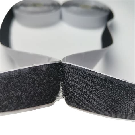 Self Adhesive Rubber And Acrylic Hook And Loop Tape Cch