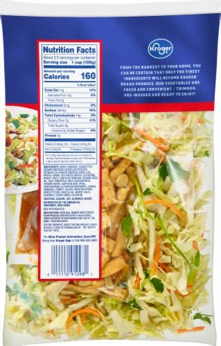 Kroger® Asian Style Chopped Salad Kit Bag 13 Oz Food 4 Less