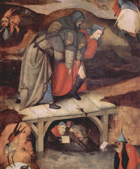 Gro Bild Hieronymus Bosch Antoniusaltar Triptychon Mitteltafel