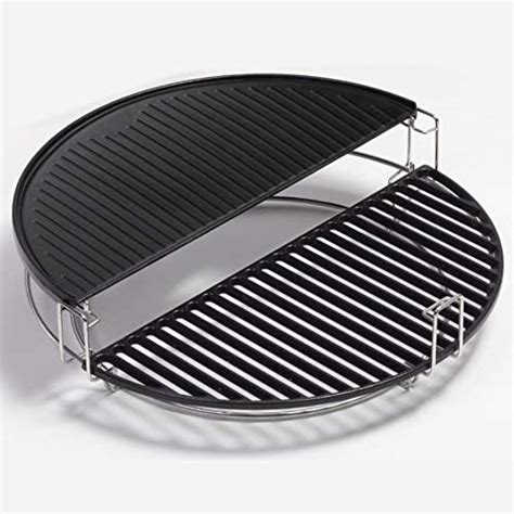 Kamaster Half Moon Cast Iron Reversible Griddle For Large Big Green