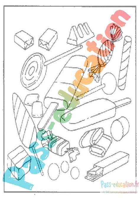 Coloriage Gratuit Bonbon Pdf Imprimer