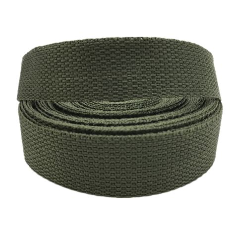 Army Green Color Knapsack Strapping Sewing Accessories PP Ribbon Belt