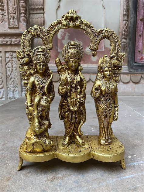 Buy Brass Ram Darbar Statue Ram Navami Puja Idols Lord Ram Sita