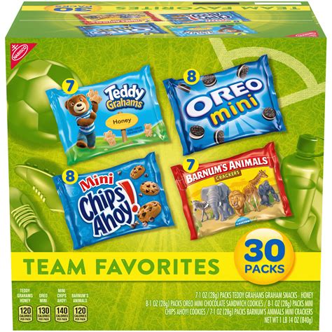 Nabisco Team Favorites Variety Snack Pack Oz Count Walmart