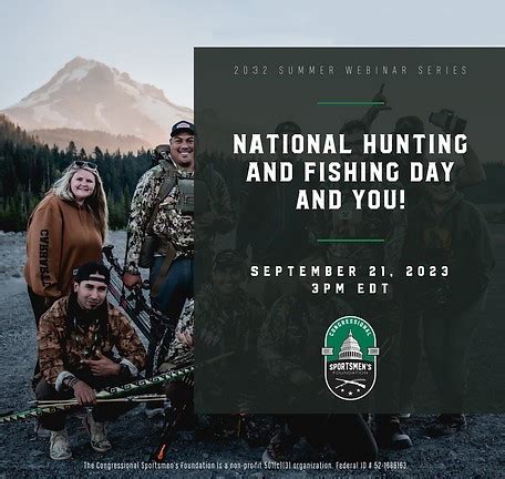 National Hunting And Fishing Day And You