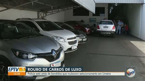 Criminosos furtam carros de alto padrão de loja de veículos em Limeira