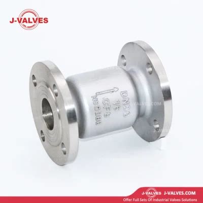 J Valves Stainless Steel CF8 CF8m Vertical Lift Flange Check Valve Pn16