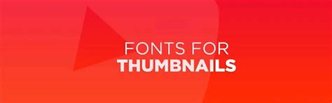 Youtube Fonts Youtube Thumbnail Fonts Fonts For Youtube Thumbnails