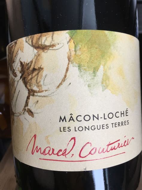 Marcel Couturier M Con Loche Les Longues Terres France Burgundy