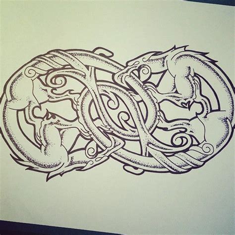 Grabbing Beasts Kildebergtattoo Celtic Tribal Celtic Designs Viking