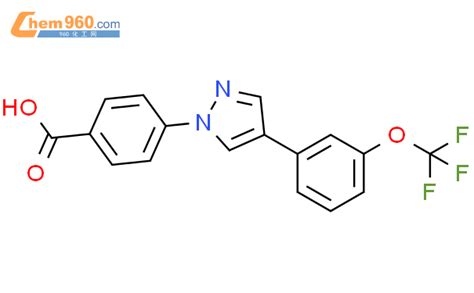 885015 42 9 BENZOIC ACID 4 4 3 TRIFLUOROMETHOXY PHENYL 1H PYRAZOL