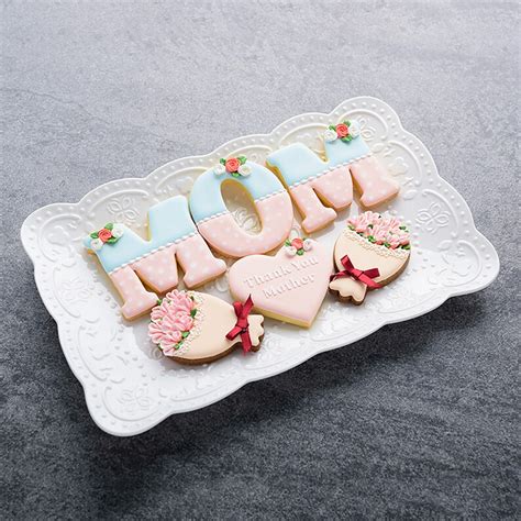 5 Piece Mothers Day Cookie Cutters Set Mothers Day Cookies Etsy