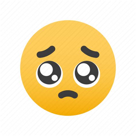 Pleading Puppy Eyes Sad Icon Download On Iconfinder