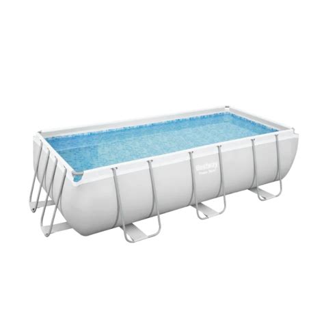 Piscine Hors Sol Tubulaire Power Steel L X L X H M Bestway