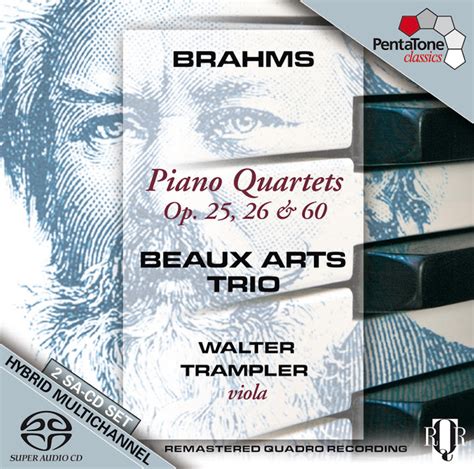 Johannes Brahms Piano Quartets Op Pentatone