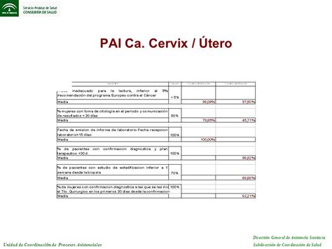 Evaluaci N De Resultados De Procesos Asistenciales Integrados A O