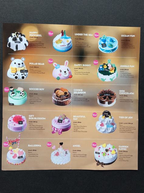 Baskin Robbins Menu Price