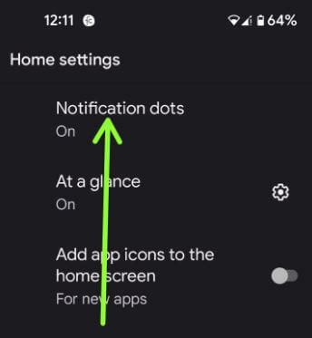 How To Turn On Or Off Notification Dots On Pixel Pro