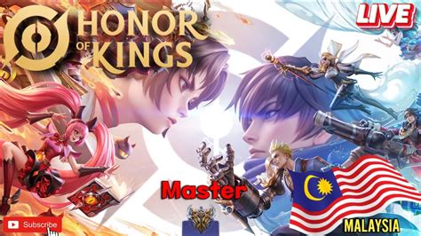 SOLO Q MASTER RANKED MATCH HONOR OF KINGS MALAYSIA MASUK GEMPUR