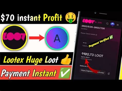 70 Instant Profit Lootex Huge Loot Huge Crypto Loot Loot Offer