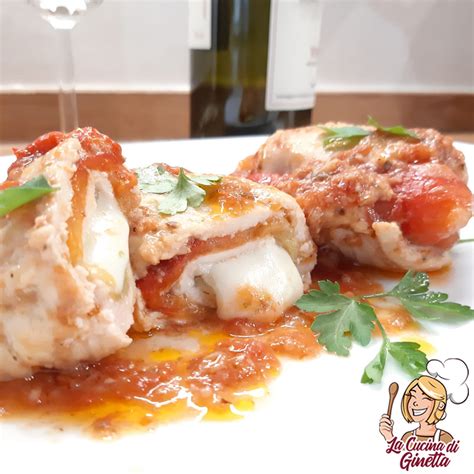 Involtini Di Pollo Con Peperoni E Scamorza La Cucina Di Ginetta