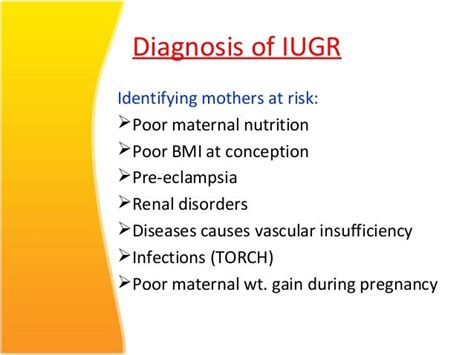 Intrauterine Growth Restriction