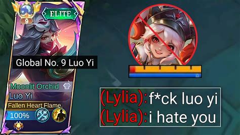 Global Luo Yi Mencoba Membully Lylia Starlight Skin Luo Yi Best Build