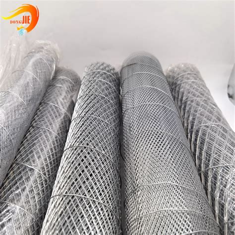 China Diamond Hole Galvanized Expanded Metal Mesh For Plastering Mesh