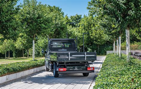 Meiller Trigenius Auf Der Demopark Der Dreiseitenkipper F R Den Galabau