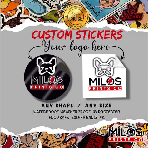 Custom Logo Sticker Custom Vinyl Logo Stickers Small Business Logo ...