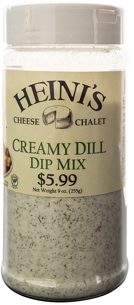 Creamy Dill Dip Mix Bunker Hill Cheese