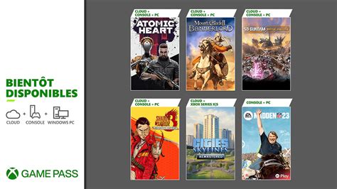 Xbox Game Pass De Nouveaux Titres Arrivent Sur Les Offres Pc Console